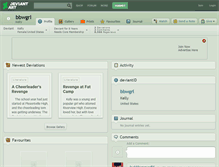 Tablet Screenshot of bbwgrl.deviantart.com
