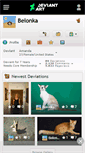 Mobile Screenshot of belonka.deviantart.com