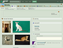 Tablet Screenshot of belonka.deviantart.com