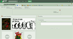 Desktop Screenshot of neuroticsockpuppet.deviantart.com