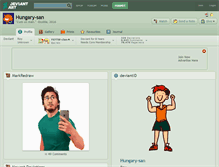 Tablet Screenshot of hungary-san.deviantart.com