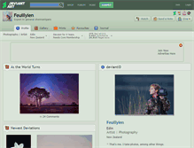 Tablet Screenshot of feuillyien.deviantart.com