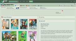 Desktop Screenshot of boy-meets-hero.deviantart.com