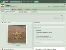 Tablet Screenshot of persians.deviantart.com