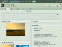 Tablet Screenshot of kumquat-king.deviantart.com