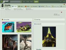 Tablet Screenshot of dimabig.deviantart.com