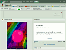 Tablet Screenshot of japanzii.deviantart.com