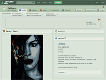 Tablet Screenshot of jettara.deviantart.com