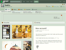 Tablet Screenshot of nyakiru.deviantart.com