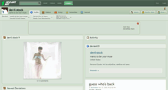 Desktop Screenshot of devil-stock.deviantart.com