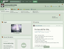Tablet Screenshot of communisttwinkie.deviantart.com