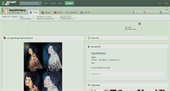 Desktop Screenshot of kazenohana.deviantart.com