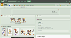 Desktop Screenshot of chosis.deviantart.com