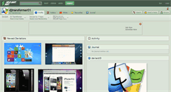 Desktop Screenshot of djtransformer01.deviantart.com