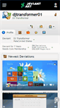 Mobile Screenshot of djtransformer01.deviantart.com