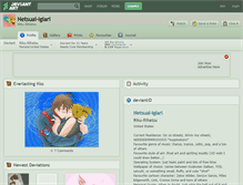 Tablet Screenshot of netsuai-igiari.deviantart.com