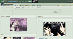 Desktop Screenshot of byakuya-x-rukia.deviantart.com
