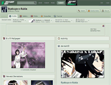 Tablet Screenshot of byakuya-x-rukia.deviantart.com