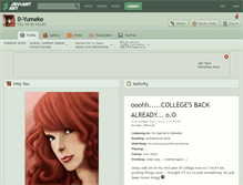 Tablet Screenshot of d-yumeko.deviantart.com