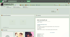 Desktop Screenshot of intergalactic-error.deviantart.com
