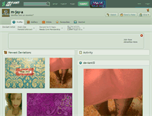 Tablet Screenshot of m-jay-a.deviantart.com