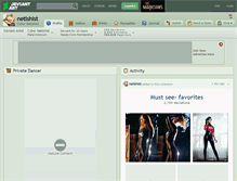 Tablet Screenshot of netishist.deviantart.com