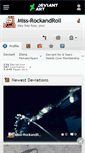 Mobile Screenshot of miss-rockandroll.deviantart.com