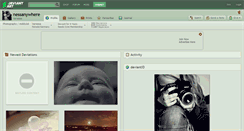 Desktop Screenshot of nessanywhere.deviantart.com