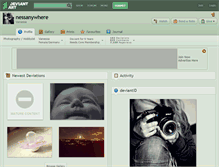 Tablet Screenshot of nessanywhere.deviantart.com