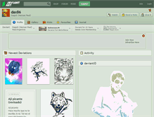 Tablet Screenshot of dax86.deviantart.com