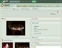 Tablet Screenshot of ideaone.deviantart.com