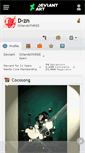 Mobile Screenshot of d-zn.deviantart.com
