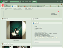 Tablet Screenshot of d-zn.deviantart.com