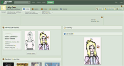 Desktop Screenshot of lady-gen.deviantart.com