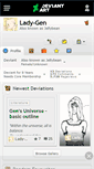 Mobile Screenshot of lady-gen.deviantart.com