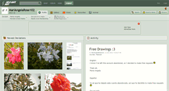 Desktop Screenshot of mariangelarose102.deviantart.com