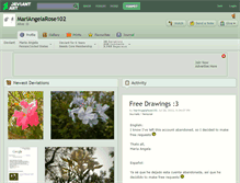 Tablet Screenshot of mariangelarose102.deviantart.com