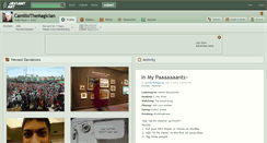 Desktop Screenshot of camillothemagician.deviantart.com