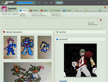 Tablet Screenshot of gandull.deviantart.com