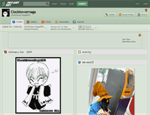 Tablet Screenshot of clocktowernaga.deviantart.com