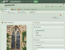 Tablet Screenshot of juicyjuice3303.deviantart.com