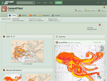 Tablet Screenshot of cementfilled.deviantart.com