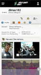 Mobile Screenshot of dimax182.deviantart.com