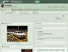 Tablet Screenshot of corehard.deviantart.com
