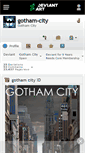 Mobile Screenshot of gotham-city.deviantart.com
