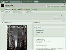 Tablet Screenshot of gotham-city.deviantart.com