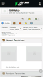 Mobile Screenshot of ghneko.deviantart.com