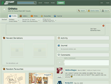 Tablet Screenshot of ghneko.deviantart.com