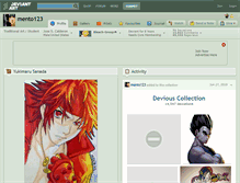 Tablet Screenshot of mento123.deviantart.com