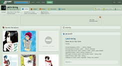 Desktop Screenshot of latch-string.deviantart.com